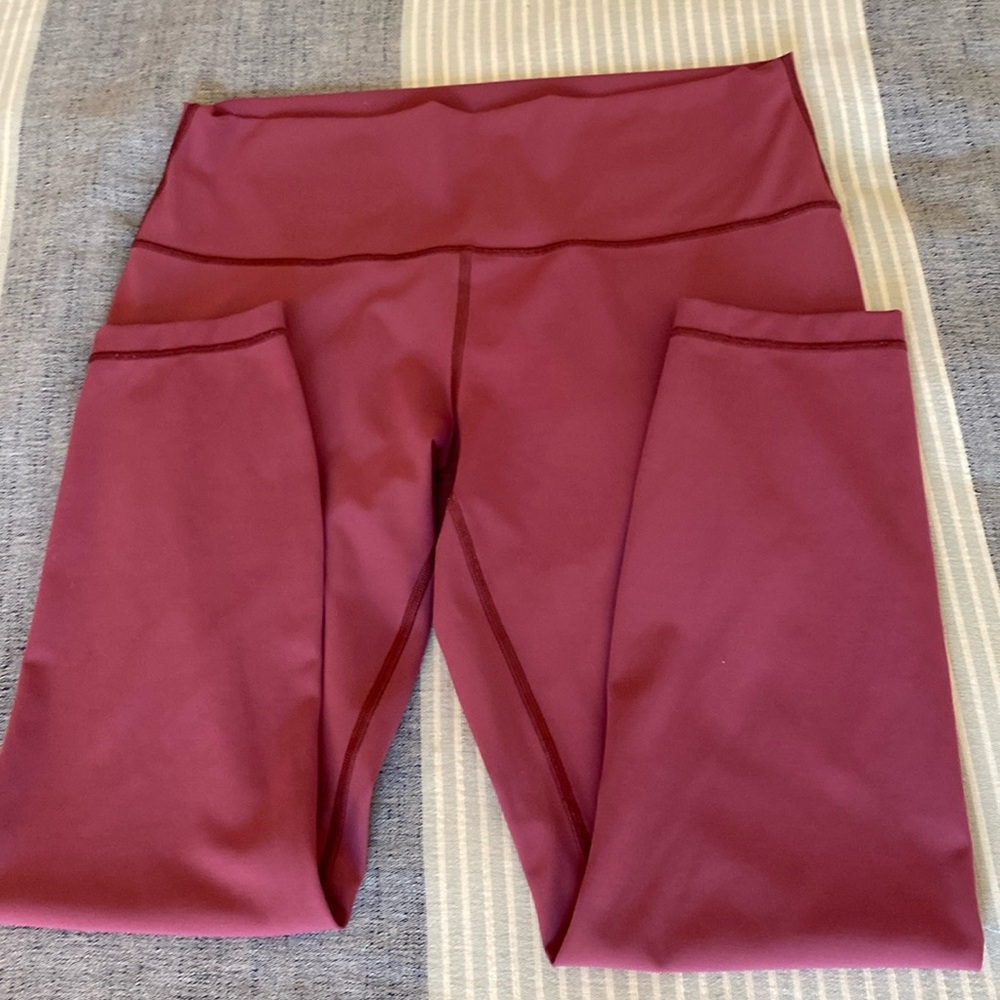 LULULEMON Wunder Under high-rose tights 25”.